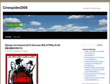 Tablet Screenshot of cinespider2005.org